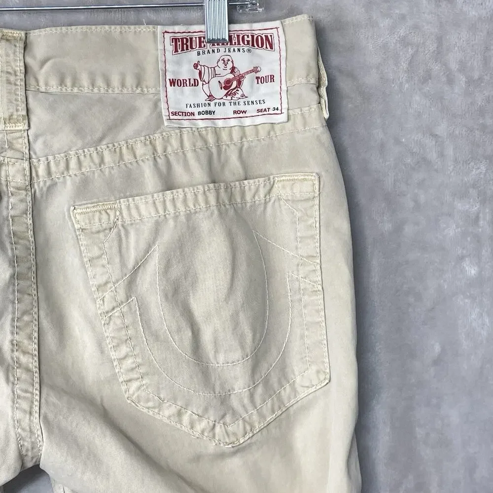 True Religion Vintage Y2K Bobby Chino Pants Men's 34 x 27 Baggy USA Made